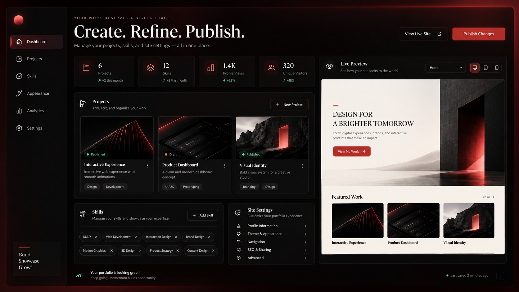 Portfolio CMS